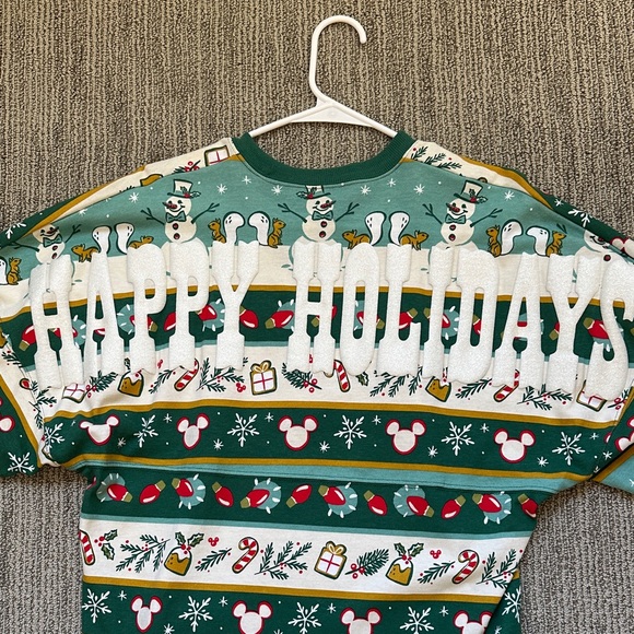 Disneyland “Happy Holidays” Christmas Spirit Jersey size xs - Picture 2 of 5